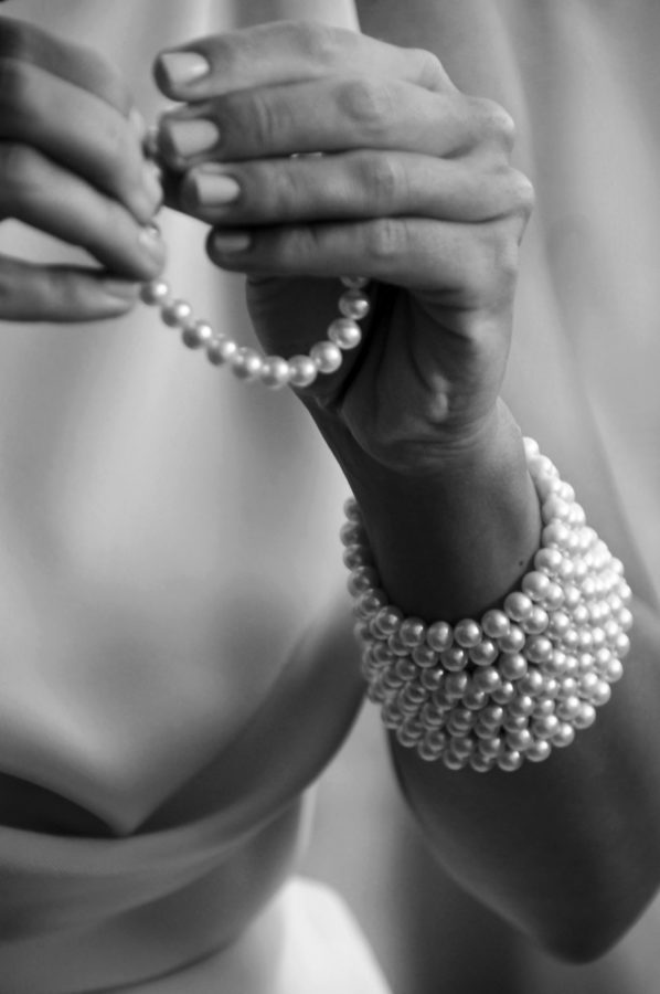 bracciale di perle per sposa