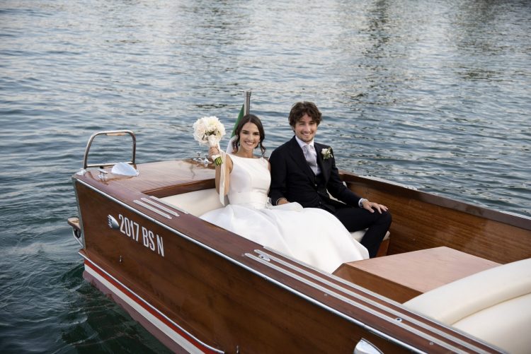 sposi motoscafo riva