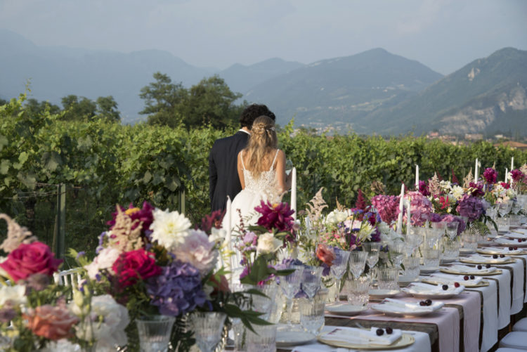 Addobbi floreali di La Fiorellaia matrimonio a Palazzo Torri Nigoline