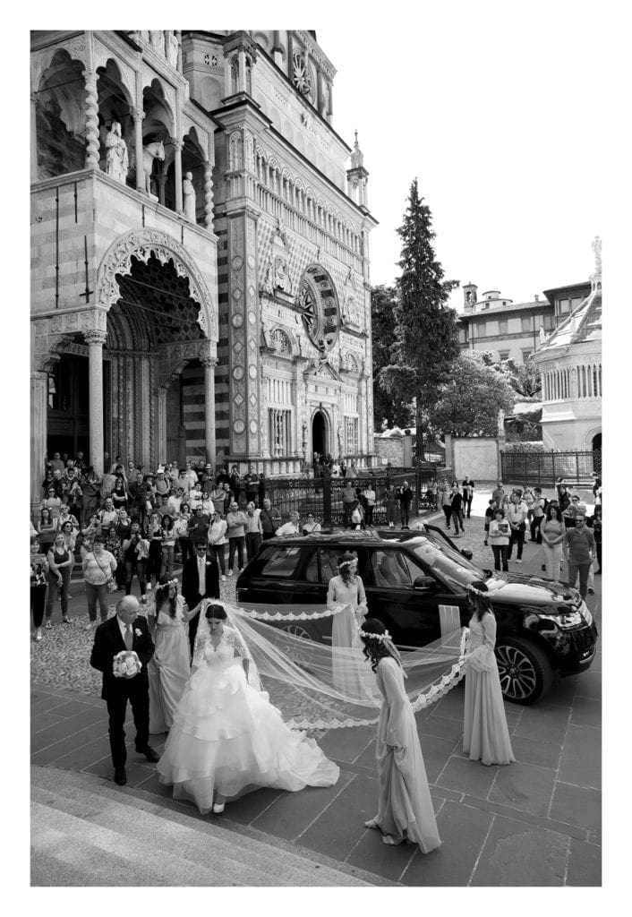 matrimonio elegante cattedrale di bergamo