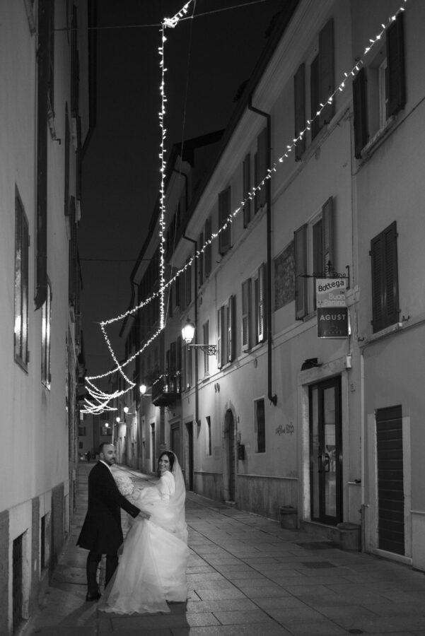 matrimonio in centro a brescia inverno